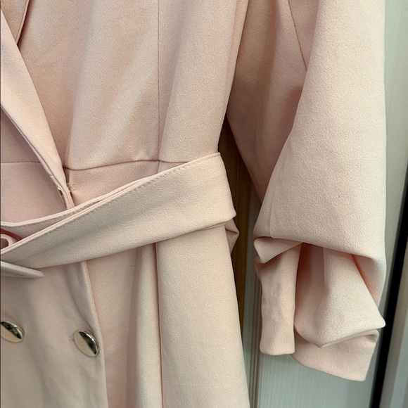 NWT boohoo pink belted blazer dress - Picture 4 of 9